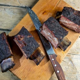 Best wood for smoking beef ribs image